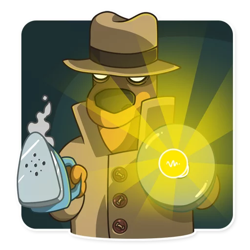 👿 Стикер «Dobie the Spy» для Telegram