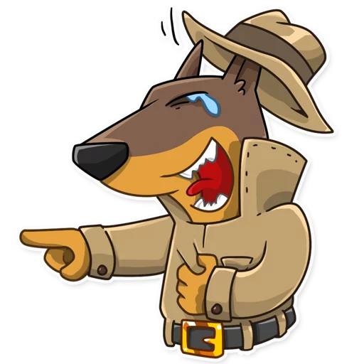 Стикерпак «Dobie the Spy» для Telegram — обложка