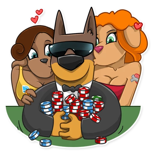 🤑 Стикер «Dobie the Spy» для Telegram
