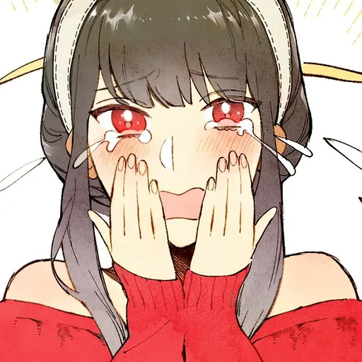 😭 Стикер «Spy x Family» для Telegram