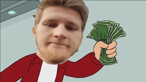 💵 Стикер «всратые еблеты сани» для Telegram