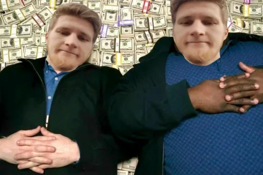 💵 Стикер «всратые еблеты сани» для Telegram