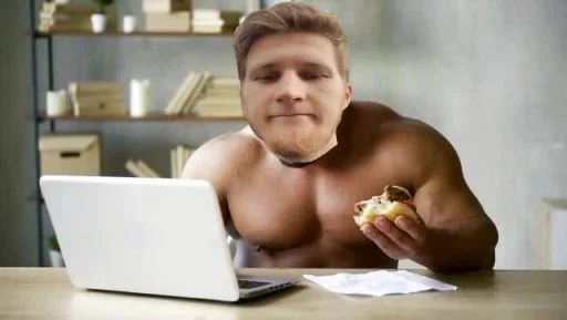 🍔 Стикер «всратые еблеты сани» для Telegram