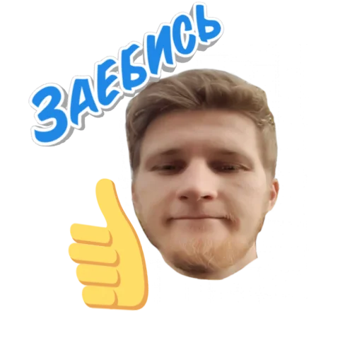 😎 Стикер «всратые еблеты сани» для Telegram