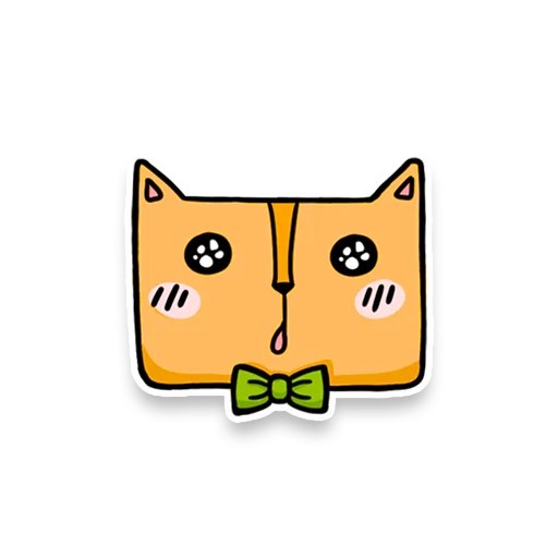 😳 Стикер «Square Cats» для Telegram