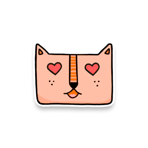 😍 Стикер «Square Cats» для Telegram