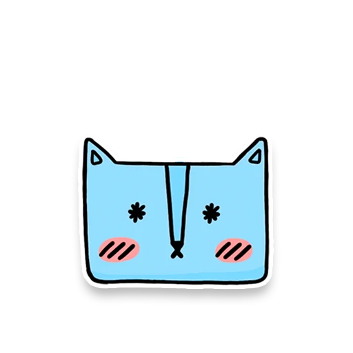 🤩 Стикер «Square Cats» для Telegram