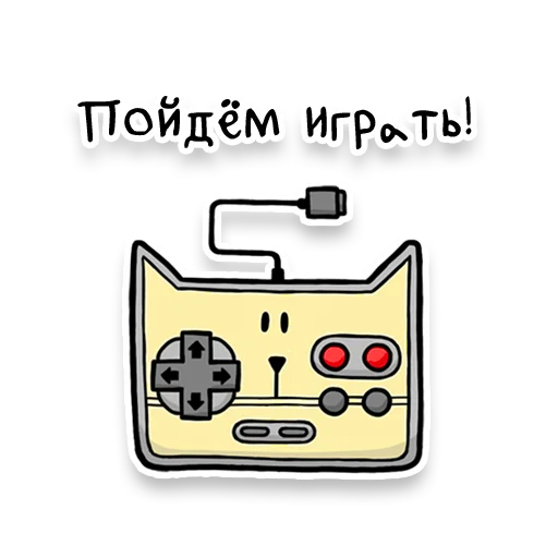 🎮 Стикер «Square Cats» для Telegram