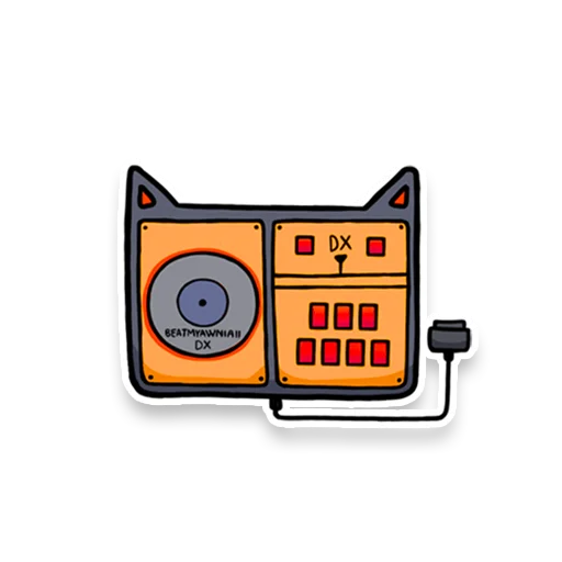 🙌 Стикер «Square Cats» для Telegram