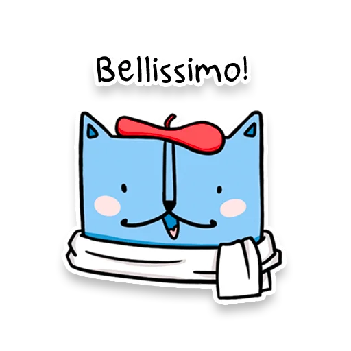 👨‍🎨 Стикер «Square Cats» для Telegram