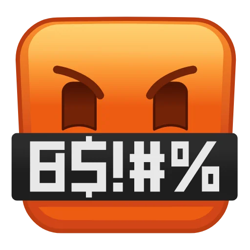 🤬 Стикер «Square Emoji» для Telegram