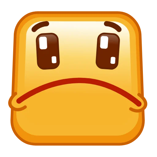 ☹️ Стикер «Square Emoji» для Telegram