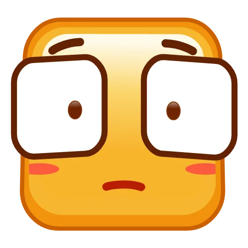 😳 Стикер «Square Emoji» для Telegram