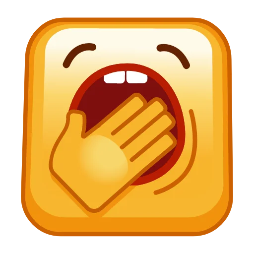 🥱 Стикер «Square Emoji» для Telegram