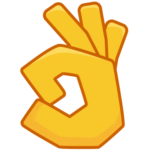 👌 Стикер «Square Emoji» для Telegram