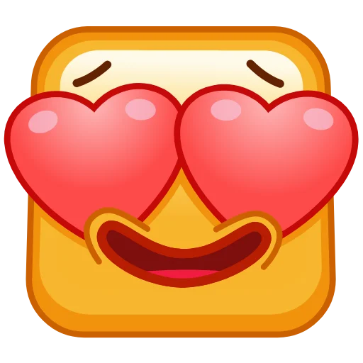 😍 Стикер «Square Emoji» для Telegram