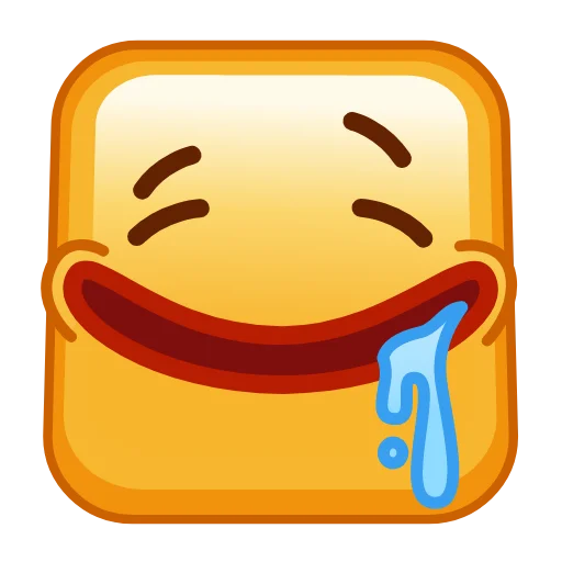🤤 Стикер «Square Emoji» для Telegram