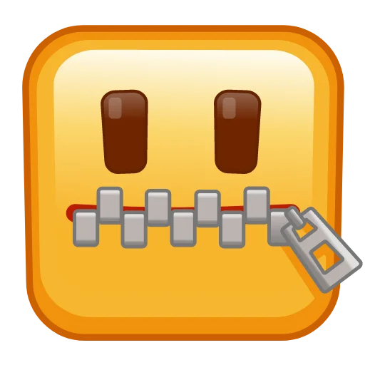 🤐 Стикер «Square Emoji» для Telegram