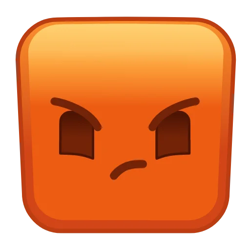 😡 Стикер «Square Emoji» для Telegram