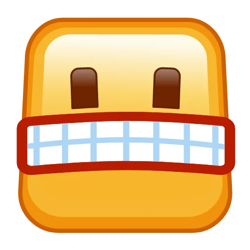 😬 Стикер «Square Emoji» для Telegram