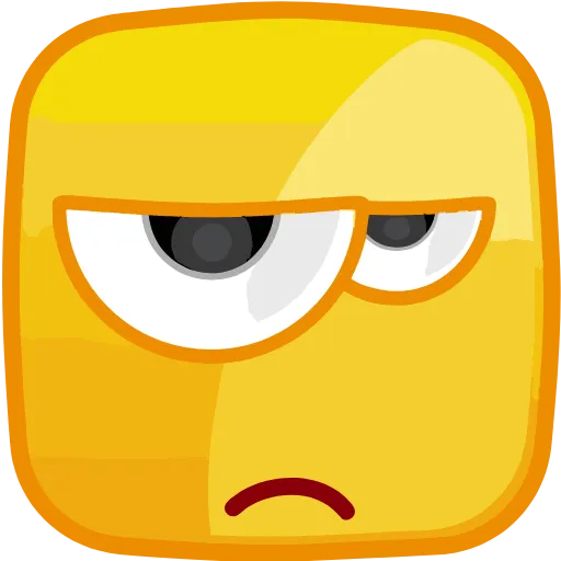 🤨 Стикер «Square Emotions» для Telegram