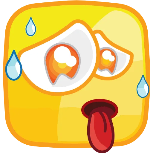 🥵 Стикер «Square Emotions» для Telegram