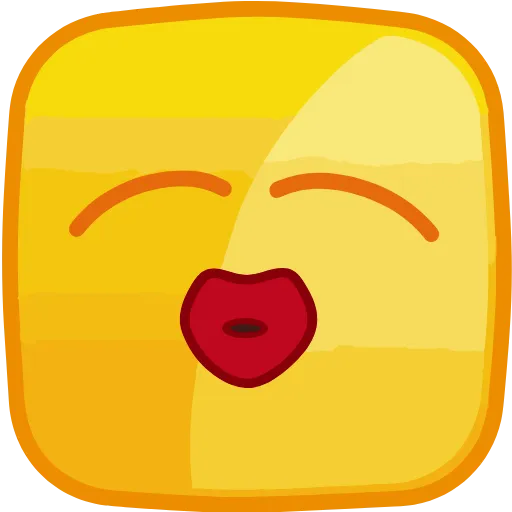 💋 Стикер «Square Emotions» для Telegram