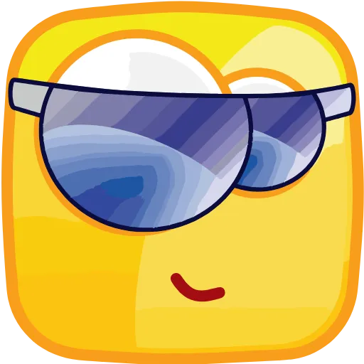 😎 Стикер «Square Emotions» для Telegram