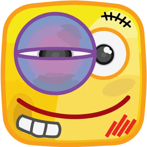 🤕 Стикер «Square Emotions» для Telegram