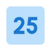 2️⃣ Эмодзи «Square Numbers» для Telegram