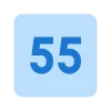 5️⃣ Эмодзи «Square Numbers» для Telegram
