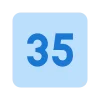 3️⃣ Эмодзи «Square Numbers» для Telegram