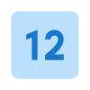 1️⃣ Эмодзи «Square Numbers» для Telegram