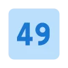 4️⃣ Эмодзи «Square Numbers» для Telegram