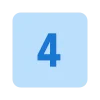 4️⃣ Эмодзи «Square Numbers» для Telegram