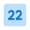 2️⃣ Эмодзи «Square Numbers» для Telegram
