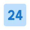 2️⃣ Эмодзи «Square Numbers» для Telegram