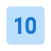 🔟 Эмодзи «Square Numbers» для Telegram