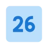 2️⃣ Эмодзи «Square Numbers» для Telegram