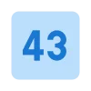 4️⃣ Эмодзи «Square Numbers» для Telegram