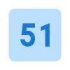 5️⃣ Эмодзи «Square Numbers» для Telegram