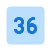 3️⃣ Эмодзи «Square Numbers» для Telegram