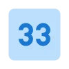 3️⃣ Эмодзи «Square Numbers» для Telegram