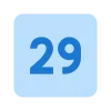 2️⃣ Эмодзи «Square Numbers» для Telegram