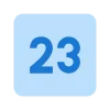 2️⃣ Эмодзи «Square Numbers» для Telegram