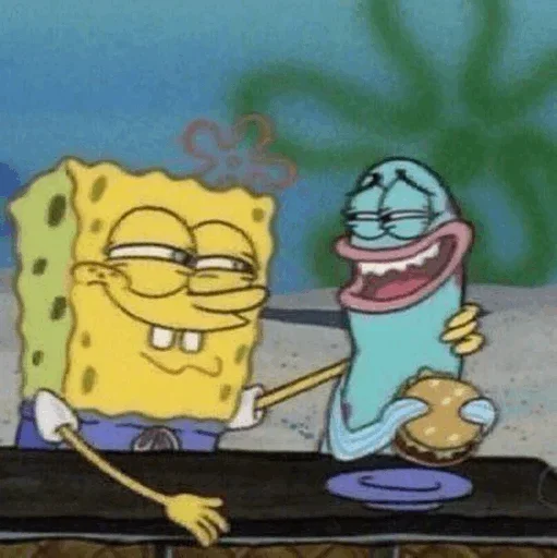 🧽 Стикер «SquarePants» для Telegram