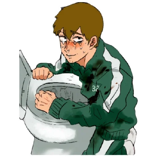😈 Стикер «Squid game fanArt (Игра в кальмара)» для Telegram