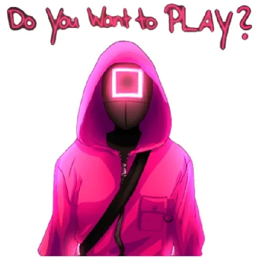 😈 Стикер «Squid game fanArt (Игра в кальмара)» для Telegram