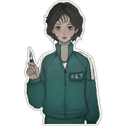 🔪 Стикер «Squid Game Netflix» для Telegram