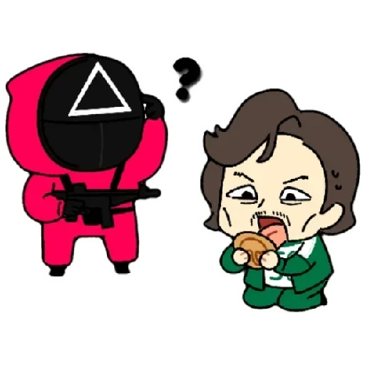 😢 Стикер «Squid Game Netflix» для Telegram